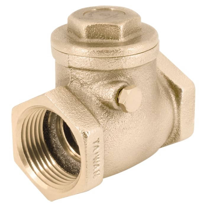 Legend Valve 105-109NL 2-1/2" T-451 No Lead Brass Swing Check Valve FNPT x FNPT - 1 Pack