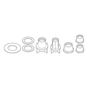 Brizo RP11053 extension kit with rings, collars, and mounting hardware components.