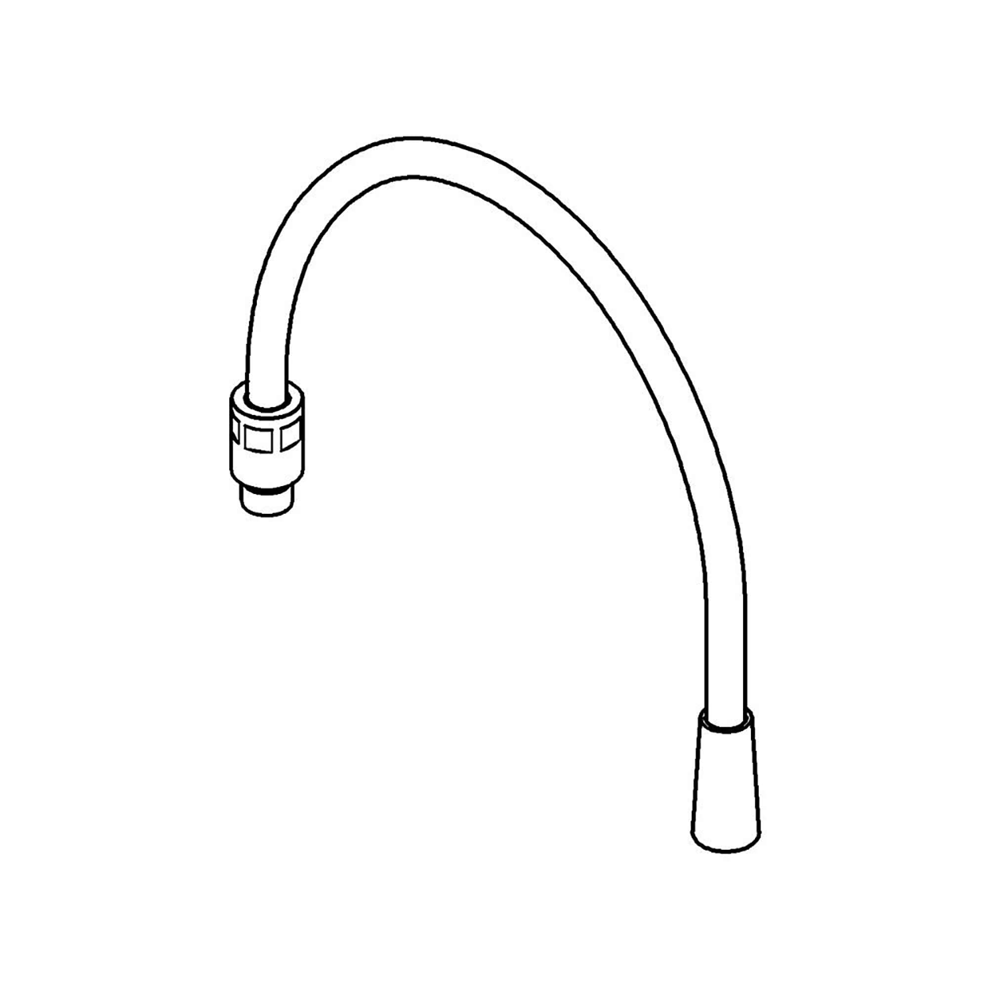 Grohe Repair Parts 46871000 Shower Hose in Grohe Chrome