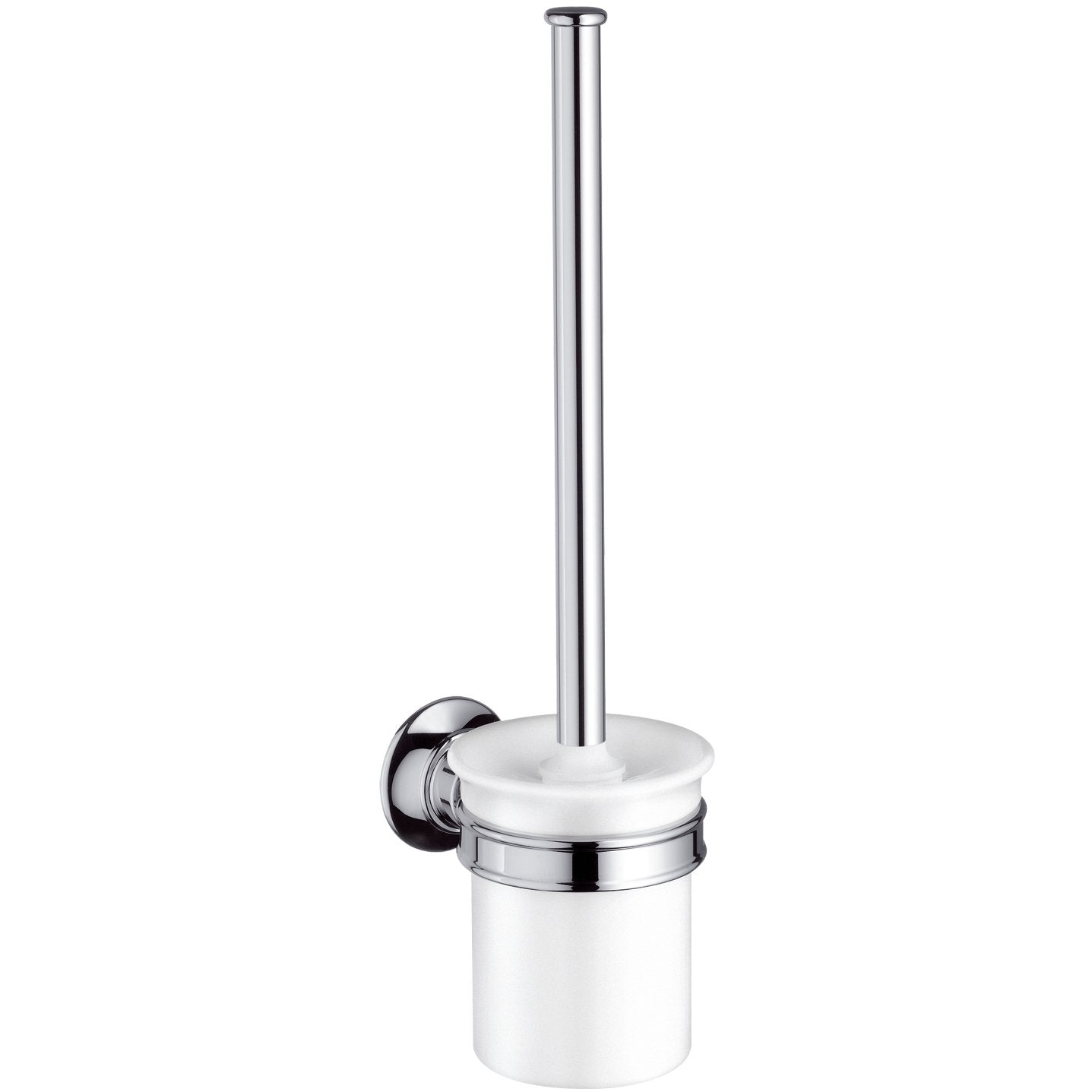 AXOR 42035000 Montreux Toilet Brush with Holder, Wall-Mounted in Chrome