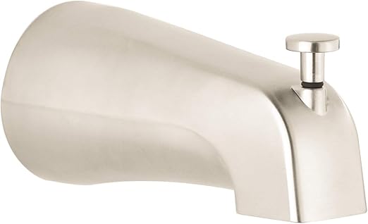 Hansgrohe 06501820 Commercial Tub Spout with Diverter in Brushed Nickel