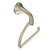 Moen Eva European Single Post Toilet Paper Holder Wall Mounted Toilet Tissue Holder in Brushed Nickel - YB2808BN