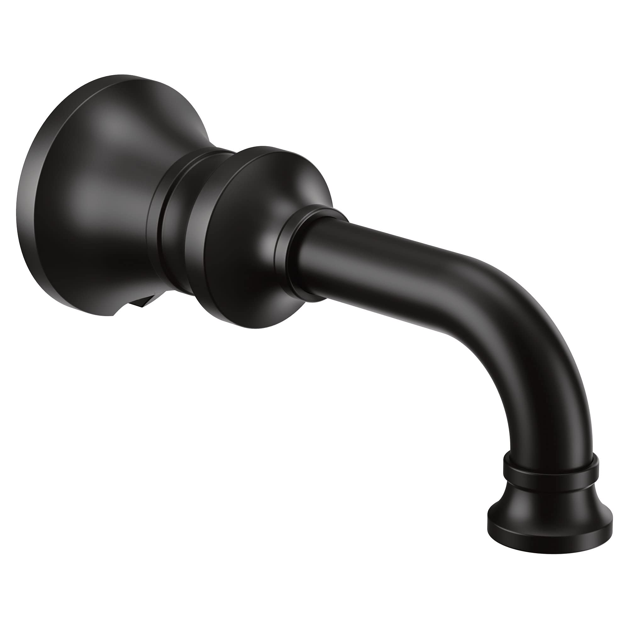 Moen Colinet Traditional Non diverting Tub Spout with Slip fit CC Connection in Matte Black - S5001BL