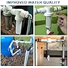 Spin-down replacement filter with 100 mesh size for water filtration systems.