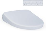 Toto S7A Bidet Seat with Remote - Contemporary Elongated in Cotton White