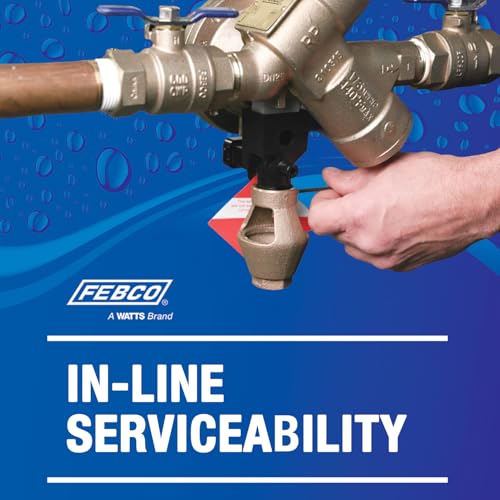 FEBCO 825DBV RPZ Backflow Preventer 3/4 Inch Bronze