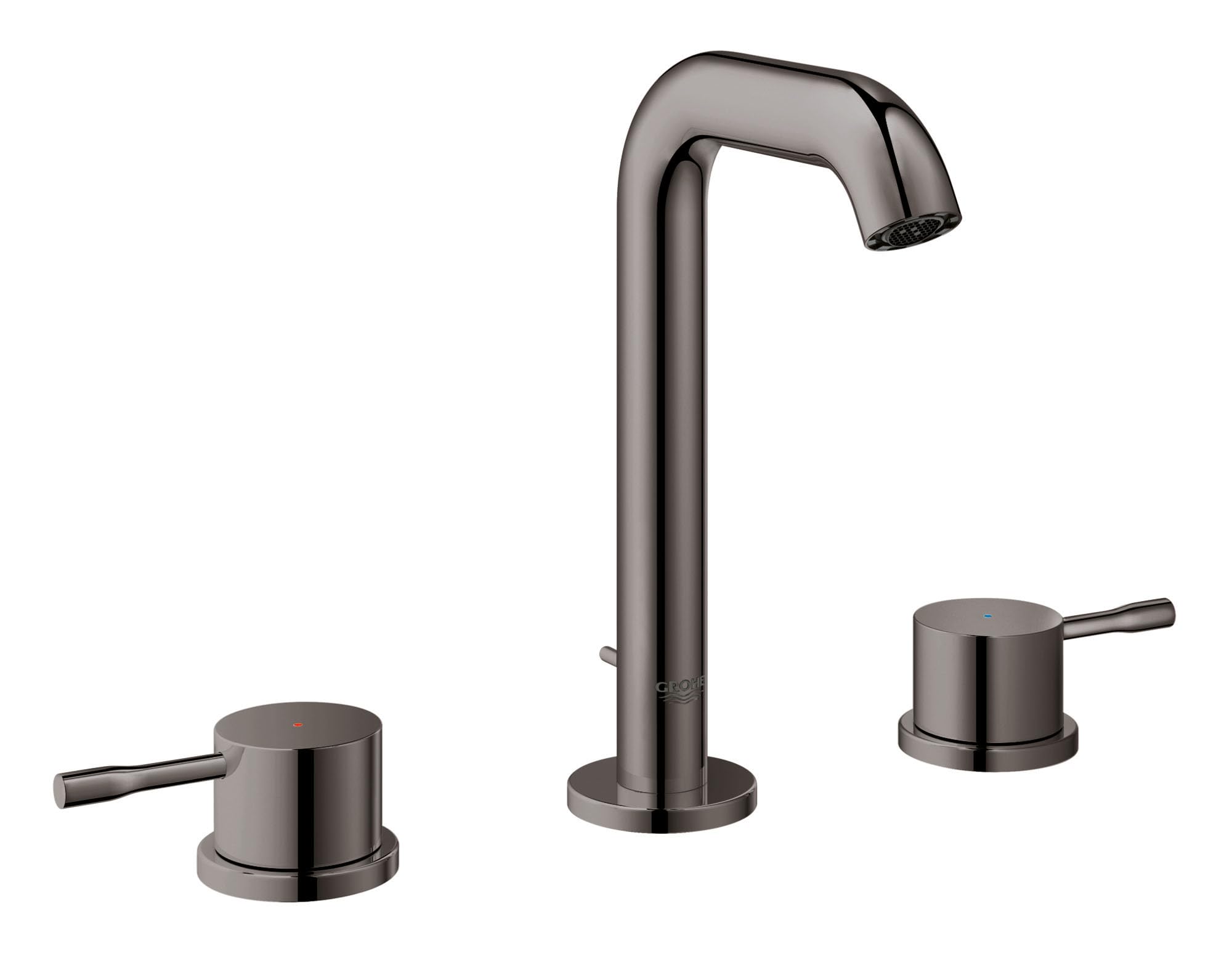 Grohe Essence 20297A0A 8-inch Widespread 2-Handle M-Size Bathroom Faucet 1.2 GPM in Grohe Hard Graphite
