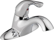 Delta Classic Single Handle Centerset Bathroom Faucet with Metal Drain & Pop Up