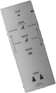Toto Replacement Remote Control Assembly for G500 Washlet in Silver - THU9509