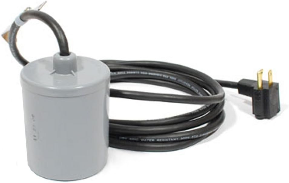 Liberty Pumps Wide Angle Float w/ Piggyback Plug for Liberty LE Series Sewage Pumps - 10ft Cord