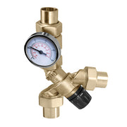 Caleffi 520419AC Thermostatic Mixing 1/2 Inch Sweat Brass