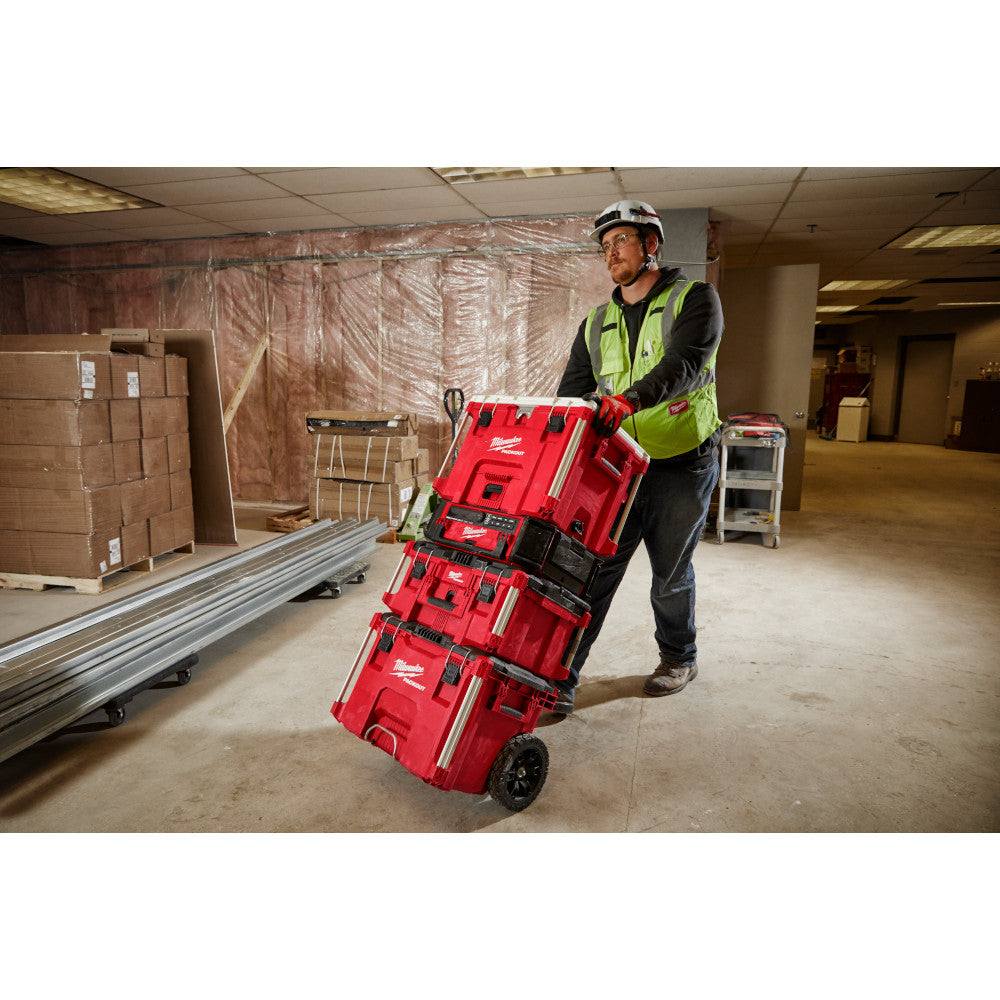 Red plastic divider insert designed to organize compartments inside a PACKOUT 40QT cooler.
