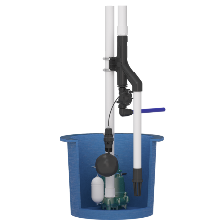 Zoeller 540-0005 FLEX Series Water-Powered Back-Up Sump Pump