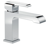 Delta Ara 0.5 GPM Single Hole Bathroom Faucet with Drain - Chrome