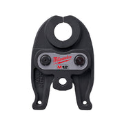 Black Milwaukee M12 1/2 inch IPS jaw attachment with dual pivot points and mounting holes.