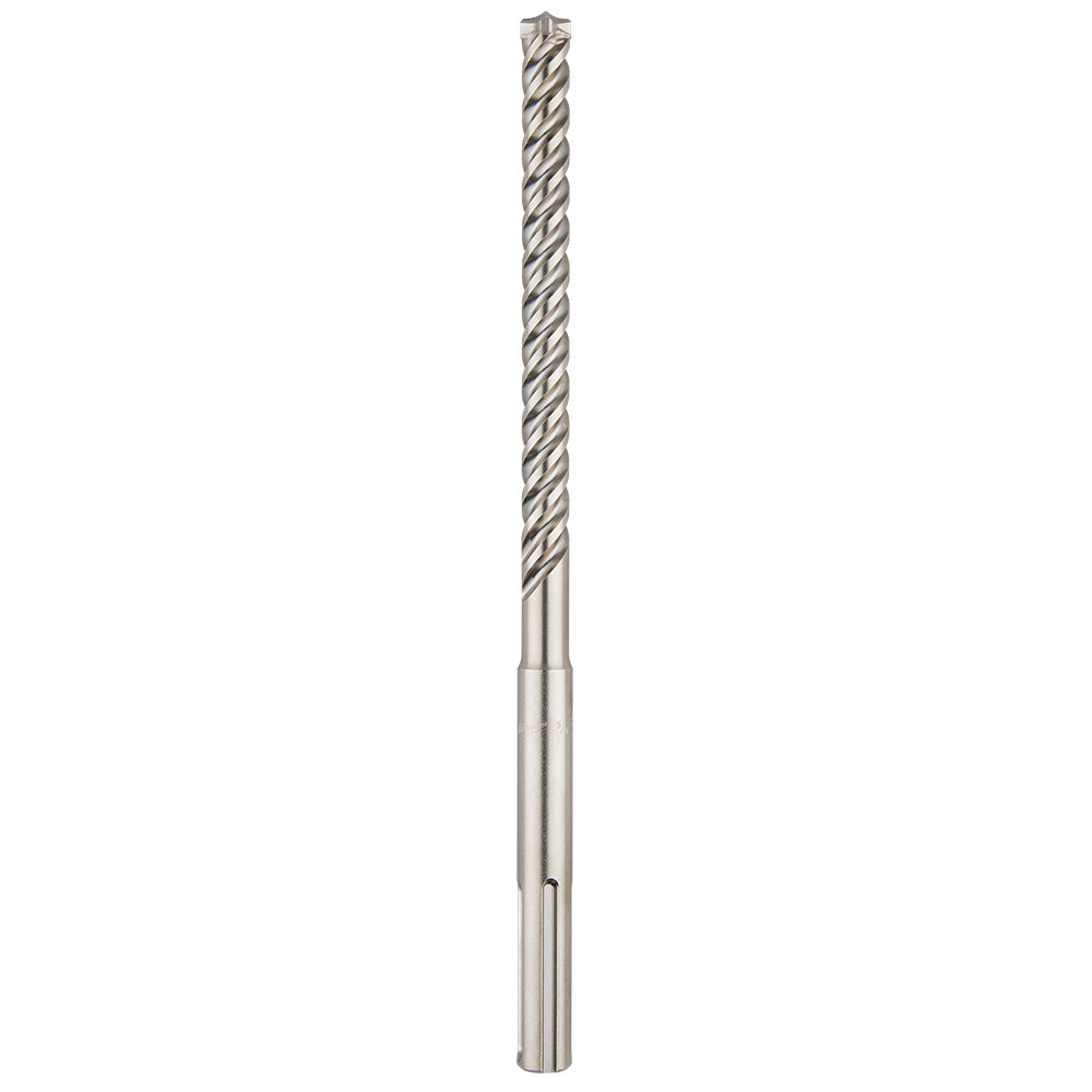 SDS MAX rotary hammer drill bit with helical flutes and shank connector, 5/8" diameter.