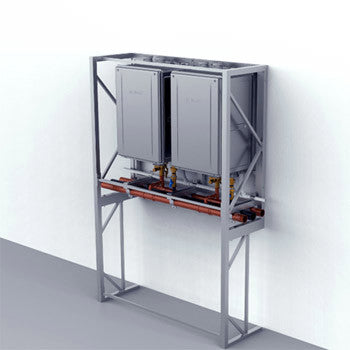 Noritz CRS Series Wall Hung, 2-Unit NG or LP Tankless Water Heater System - CR61-WH-2