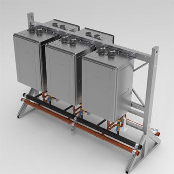 Noritz CRS Series 5-Unit NG or LP Tankless Water Heater System - CR61-FS-5