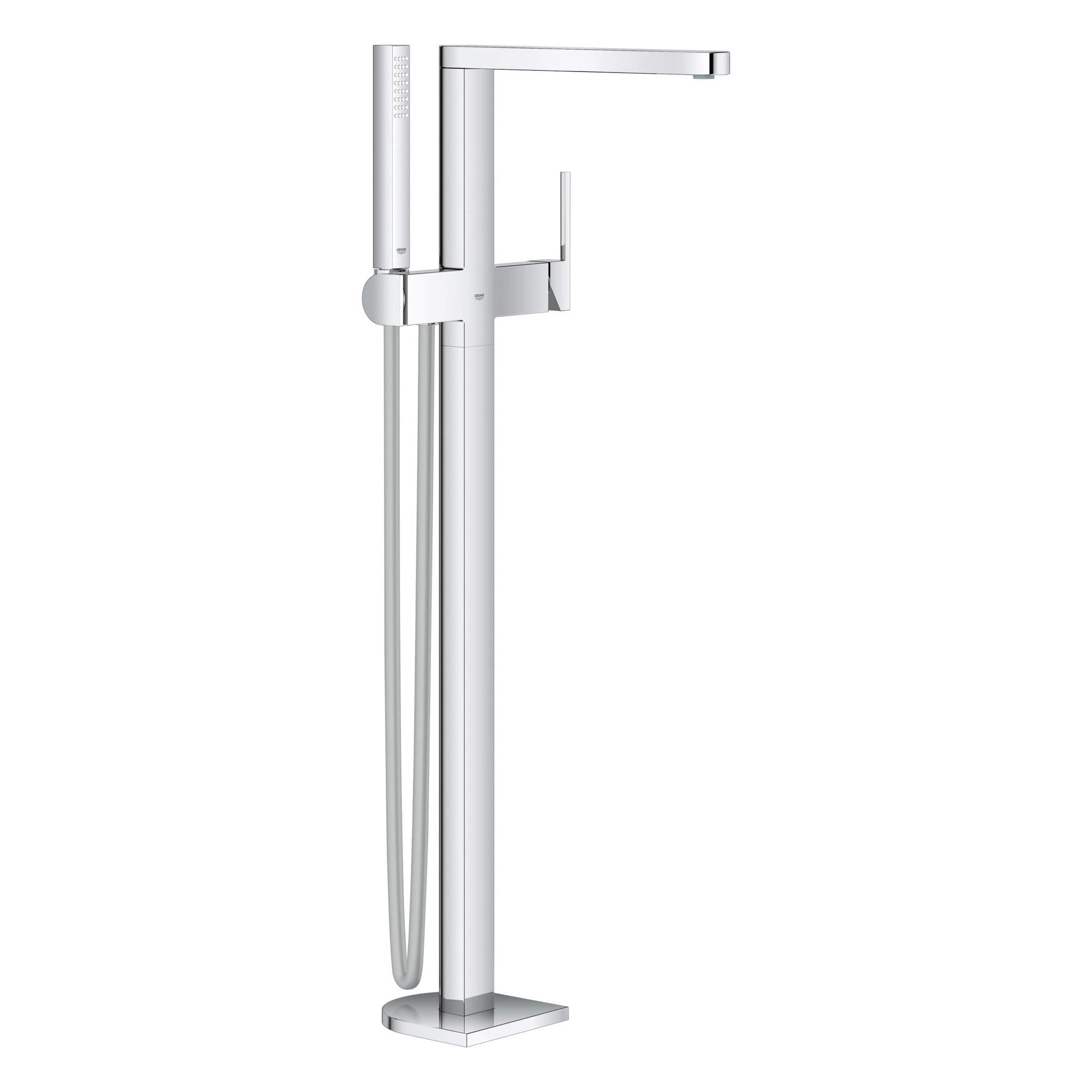 Grohe Plus 23846003 Single-Handle Freestanding Tub Faucet with 1.75 GPM Hand Shower in Grohe Chrome