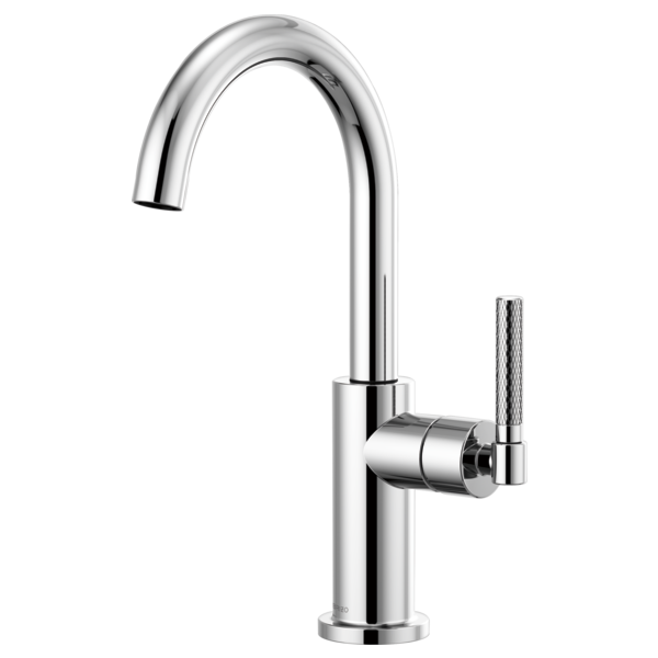 Brizo Litze Bar Faucet with Arc Spout & Knurled Handle Kit