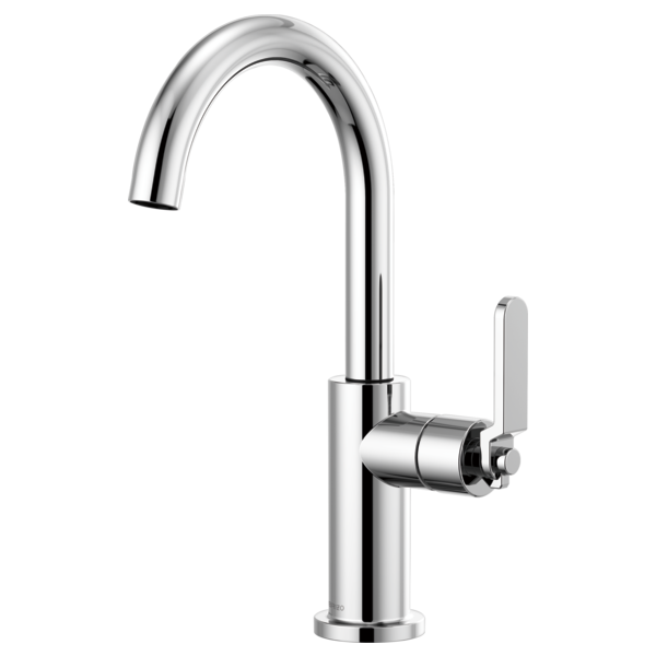 Brizo Litze Bar Faucet with Arc Spout & Industrial Handle Kit