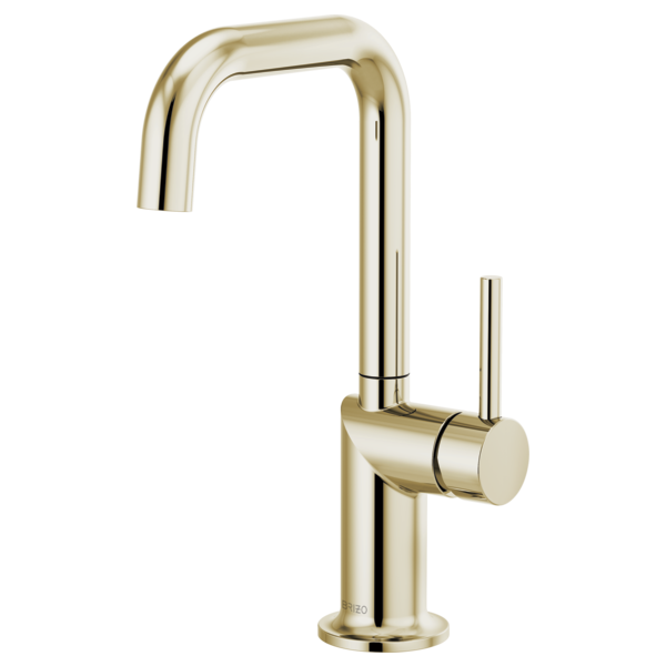 Brizo Odin Bar Faucet With Square Spout - Less Handle in Polished Nickel - 61065LF-PNLHP