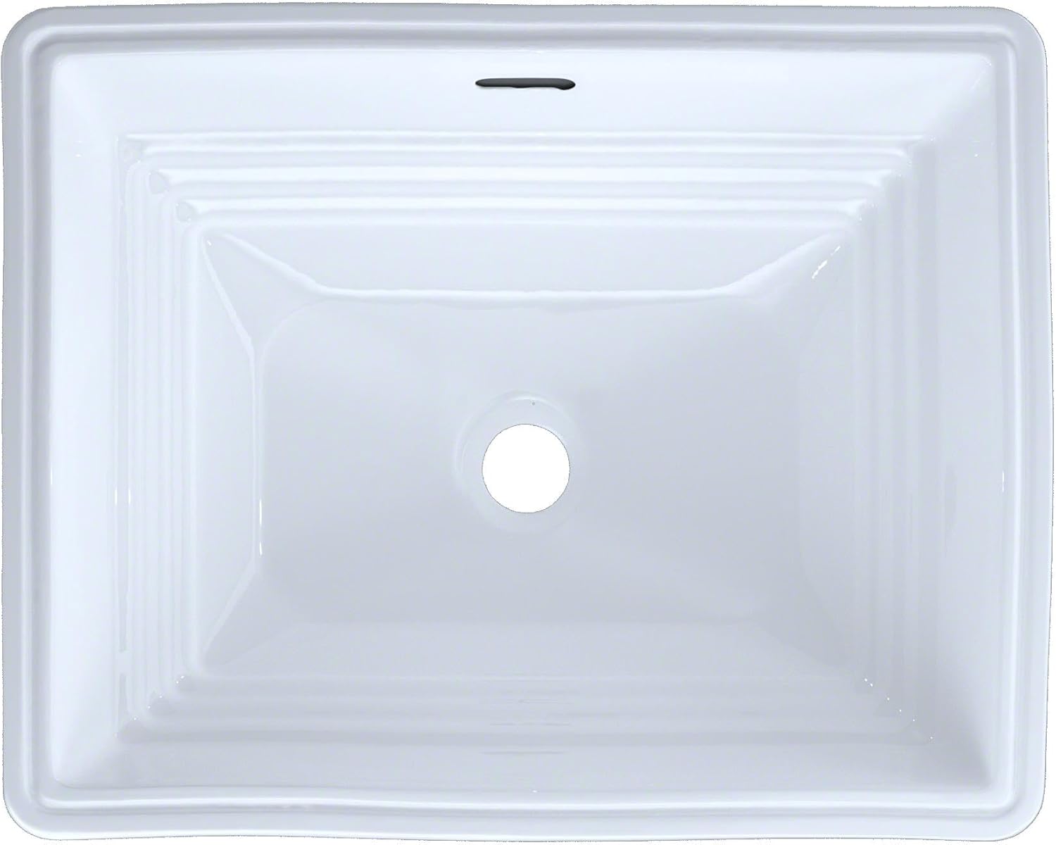 Toto LT533#01 Promenade Rectangular Undermount Bathroom Sink: Cotton White