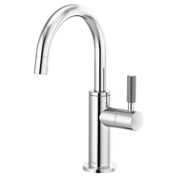 Brizo Litze Beverage Faucet with Arc Spout & Knurled Handle