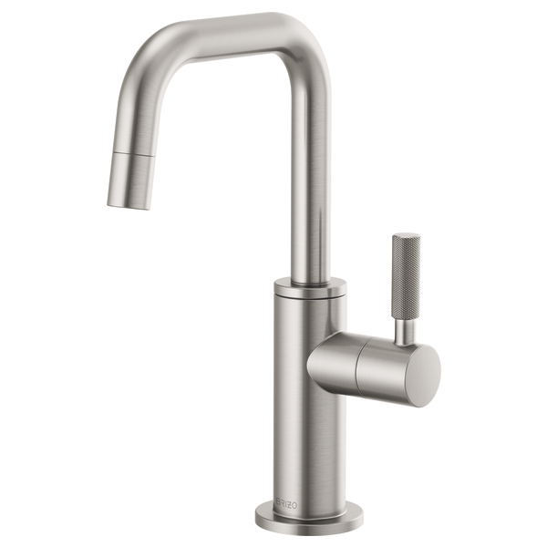 Brizo Litze Beverage Faucet with Square Spout & Knurled Handle