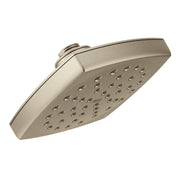 Moen Voss 6 Inch Single Function Rainshower Showerhead with Immersion Technology in Brushed Nickel - S6365BN