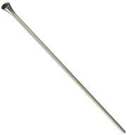 Stainless steel lift rod with cone-shaped finial at top end.