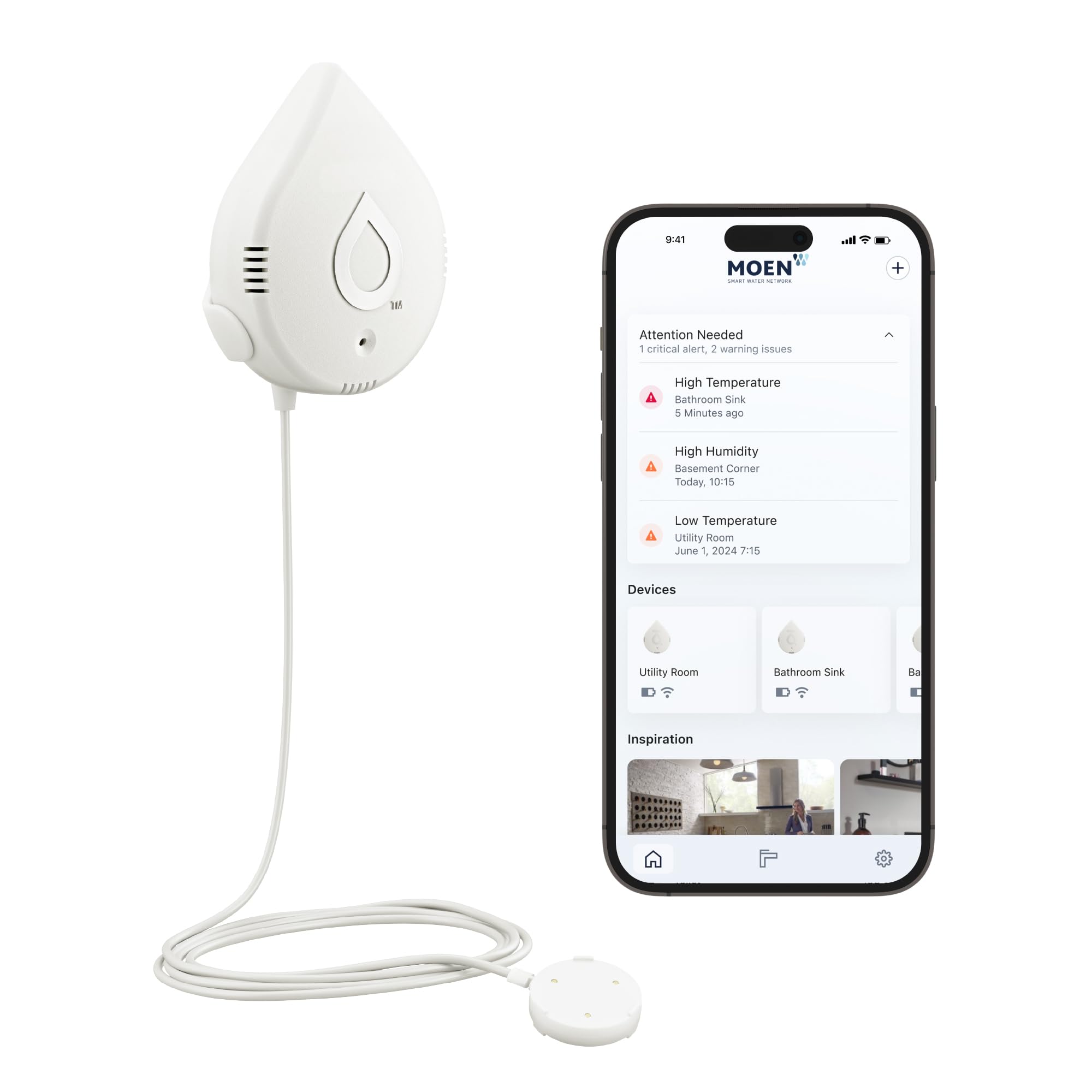 Moen Flo Smart Water Leak Detector - 920-004