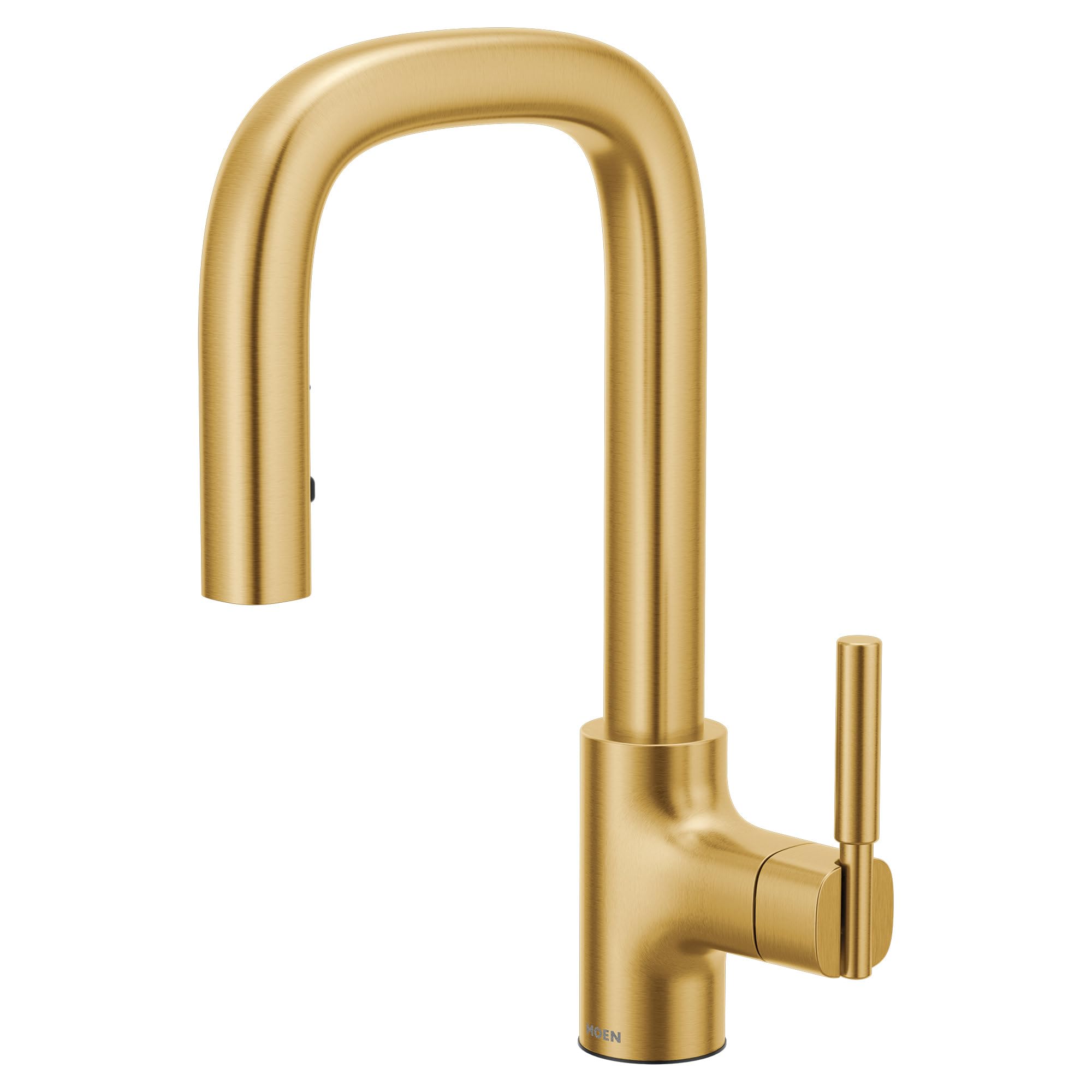 Moen Tenon One Handle Modern Bar Pulldown Faucet in Brushed Gold - S64001BG