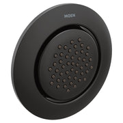Moen Mosaic Round Single Function Body Spray in Matte Black - TS1322BL