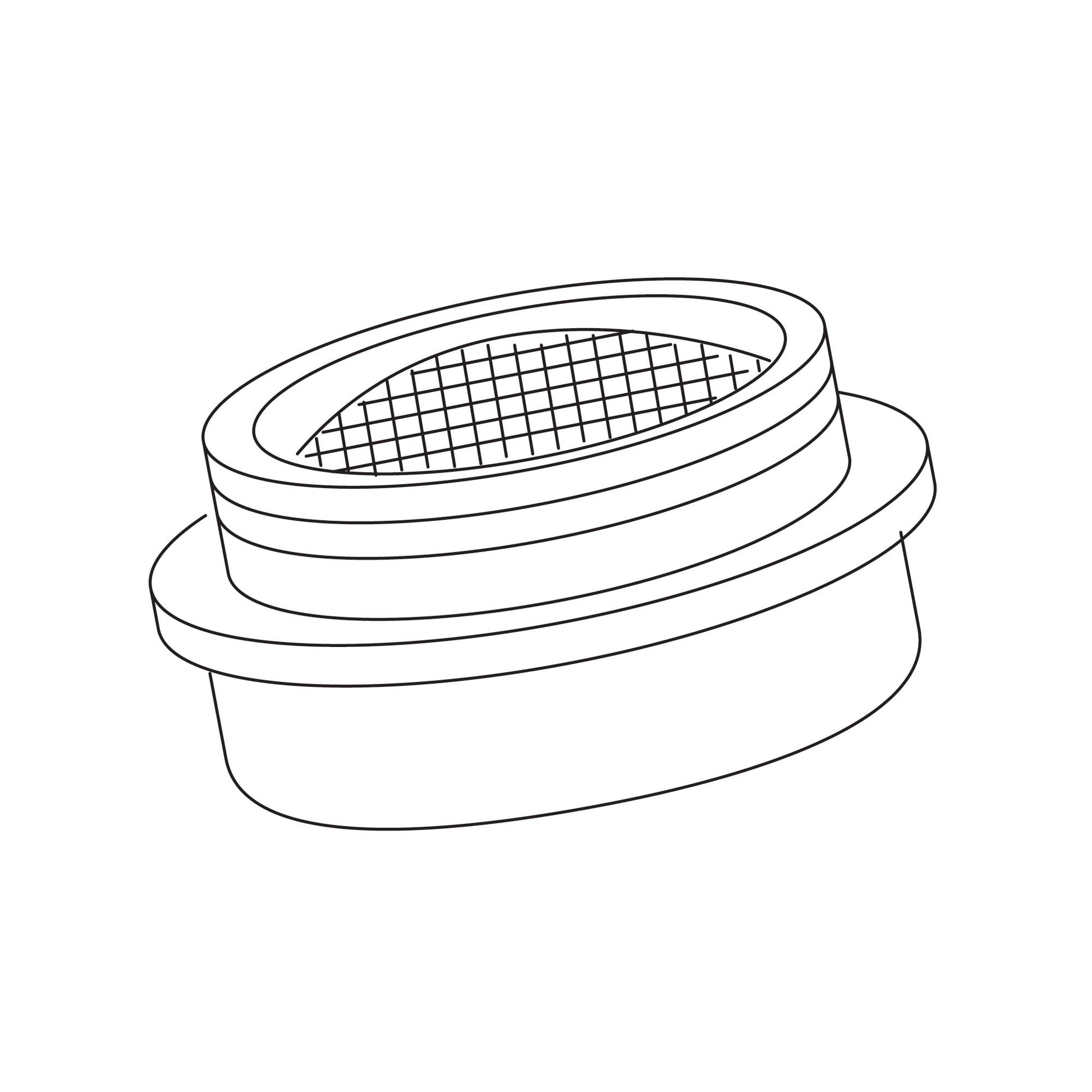 Polished brass faucet aerator with male thread connection and mesh screen insert.