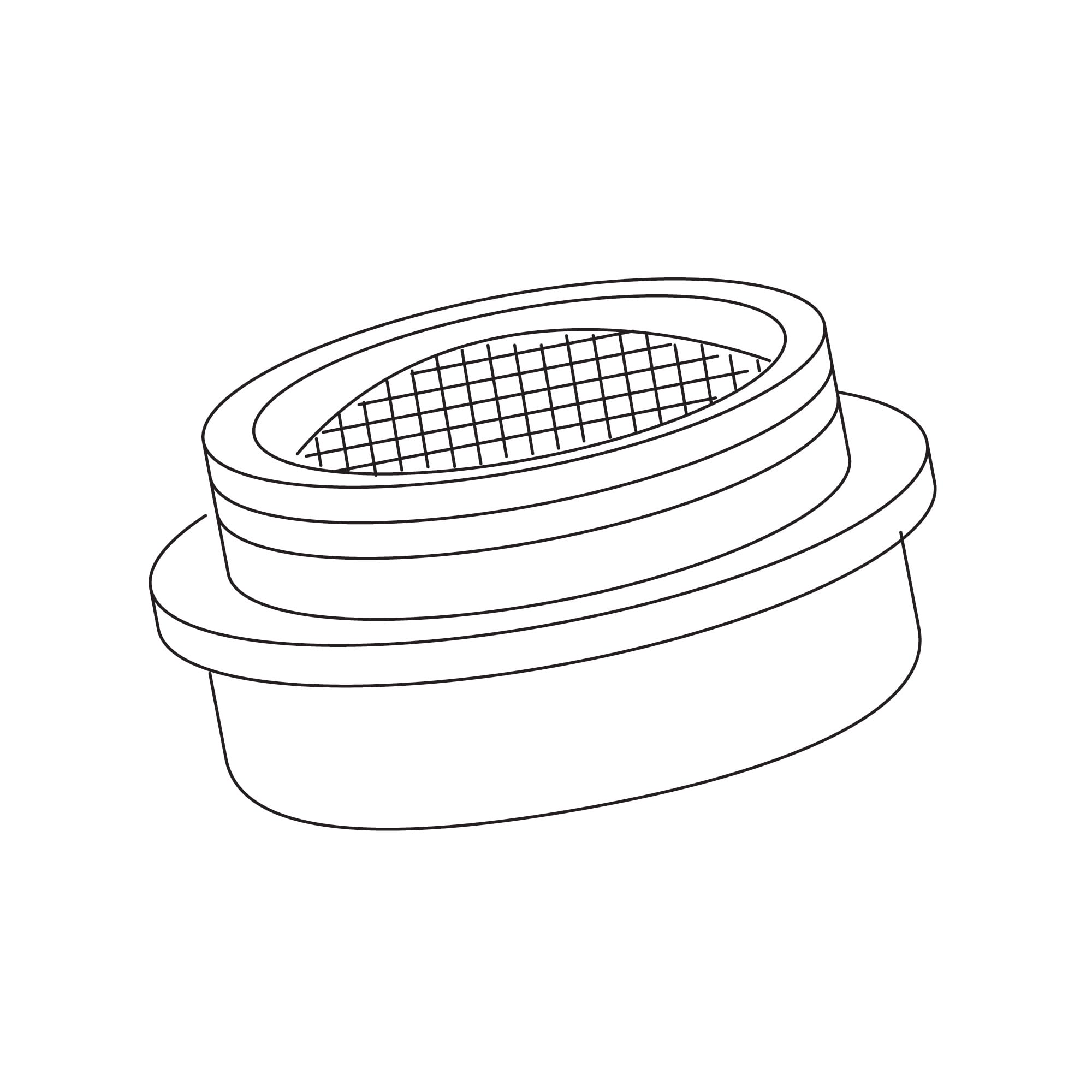 Polished brass faucet aerator with male thread connection and mesh screen insert.