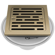 Delta Tile-In Square Shower Drain in Champagne Bronze - DT062412-CZ