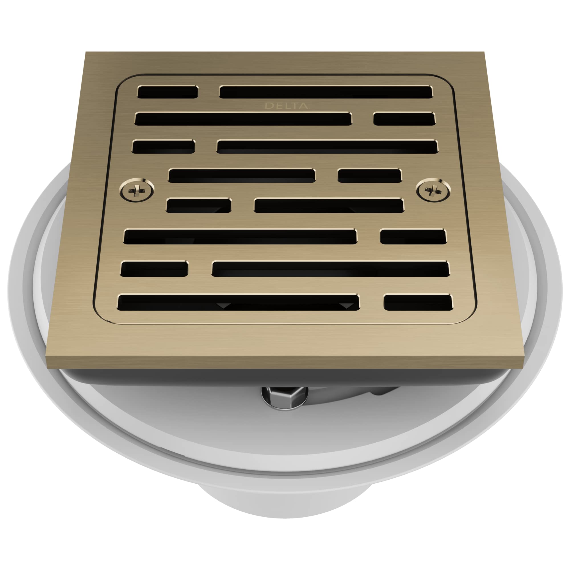Delta Tile-In Square Shower Drain in Champagne Bronze - DT062412-CZ