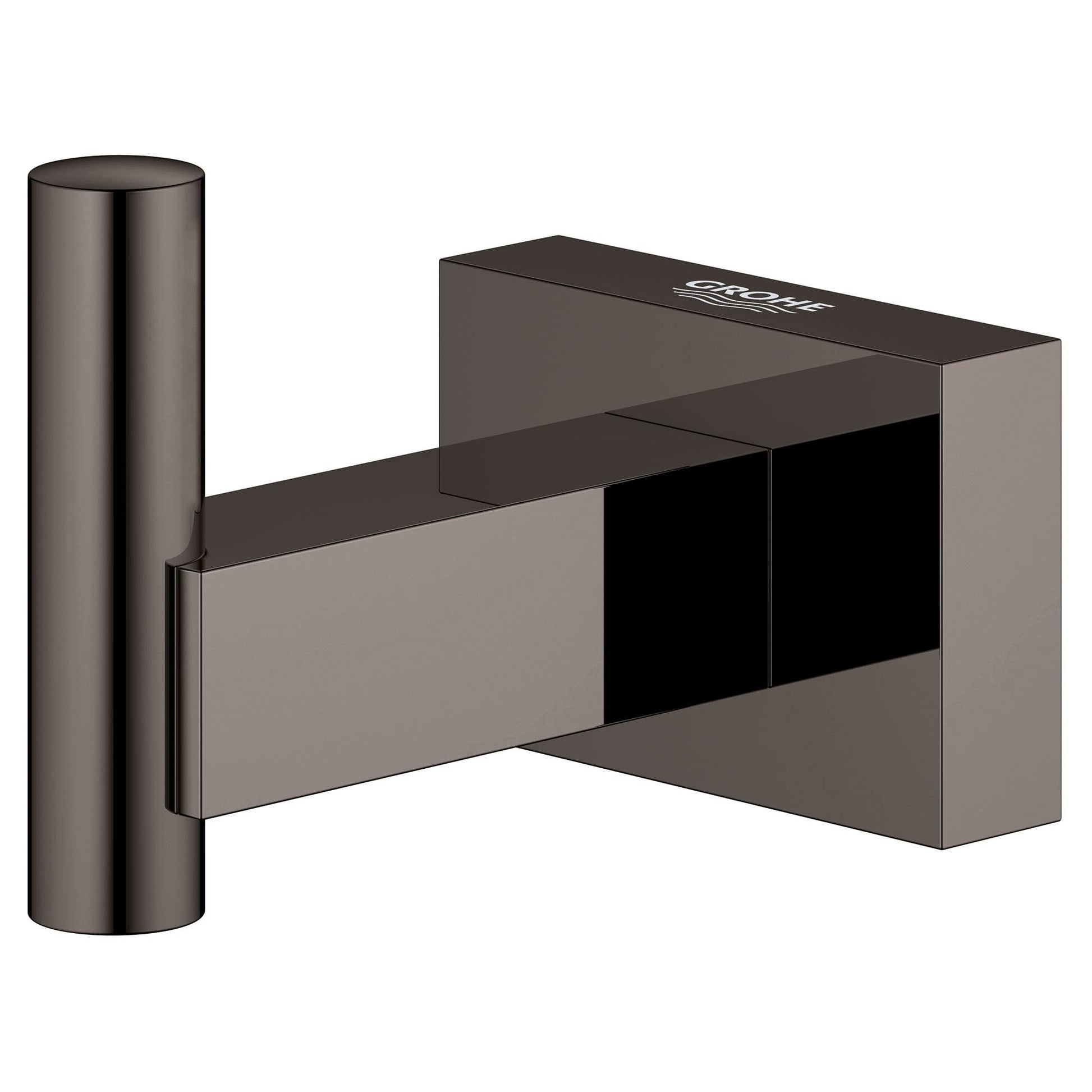 Essentials Cube Robe Hook Grohe Essentials Cube 40511A01 Robe Hook in Grohe Hard Graphite ...