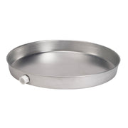 Oatey 28" Bulk Aluminum Water Heater Pan w/ 1-1/2" PVC Fitting - 34103