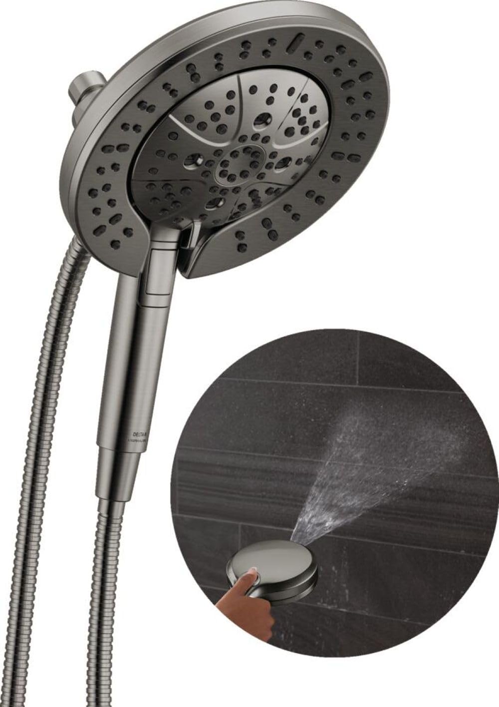 Delta In2ition 1.75 GPM 2-in-1 Multi-Function Shower Head with Hand Shower