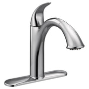 Moen Camerist One Handle Low Arc Pullout Kitchen Faucet in ?Chrome - 67545C