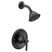 Moen Dartmoor Posi Temp Bathroom Tub Faucet Trim Only Kit in Matte Black - T2182BL