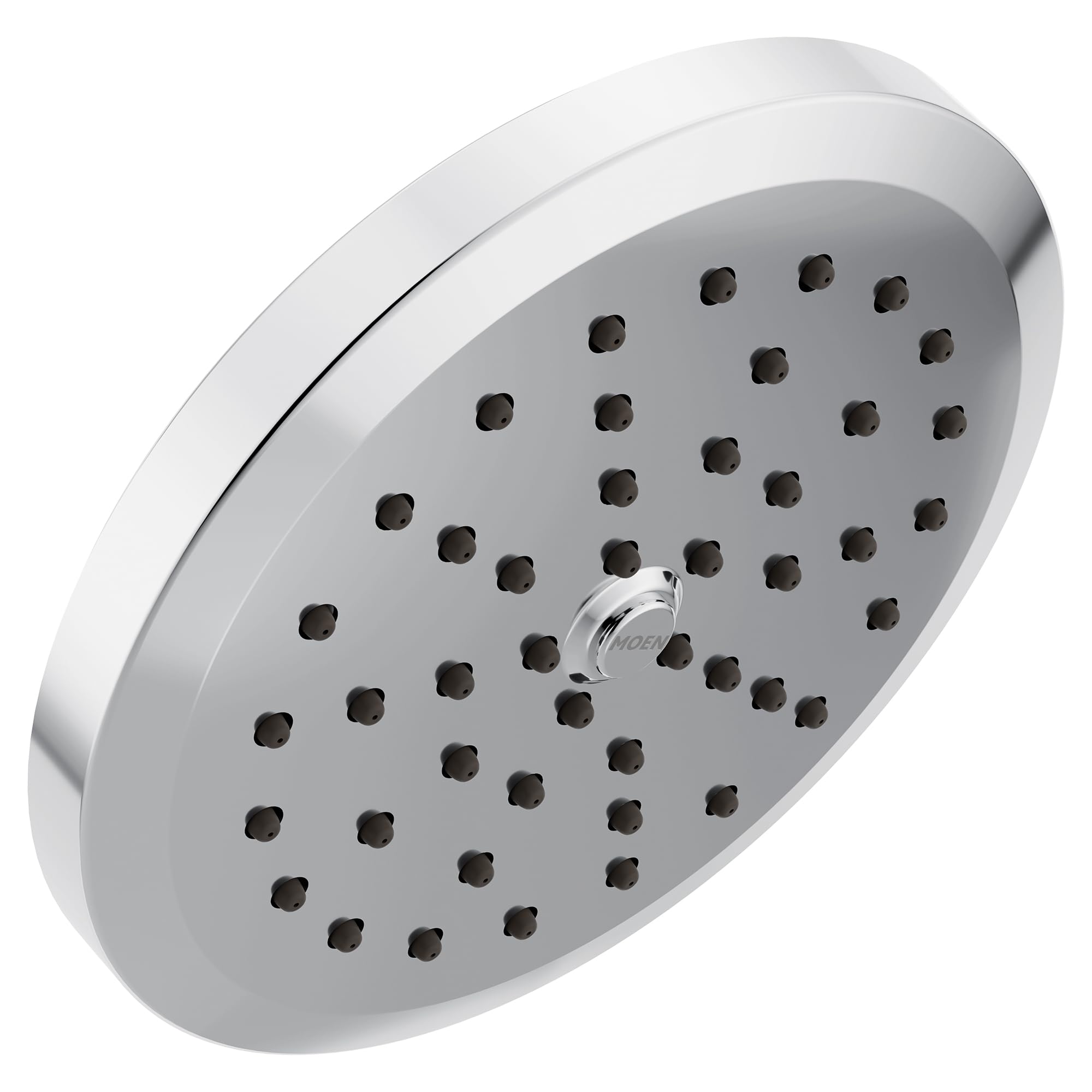 Moen One Function 6 3/4 Inch Wide Diameter Rain Showerhead with Immersion Rainshower Technology in Chrome - S178