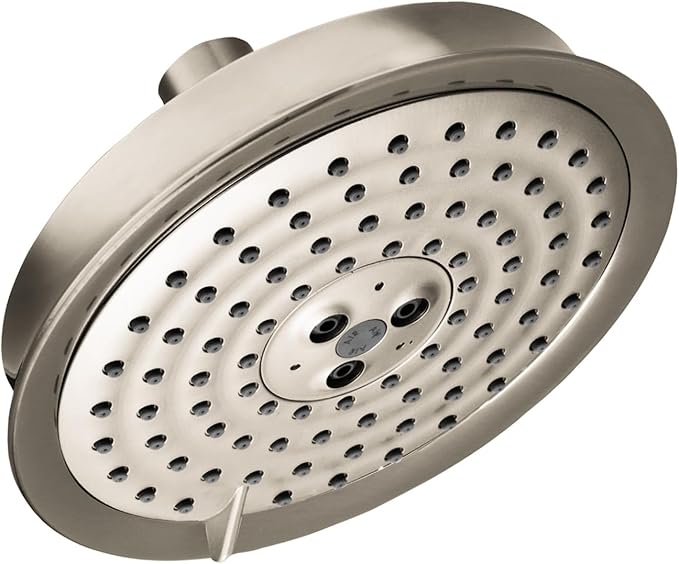 Hansgrohe 28471821 Raindance Classic Shower Head 150 3-Jet, 2.5 GPM in Brushed Nickel