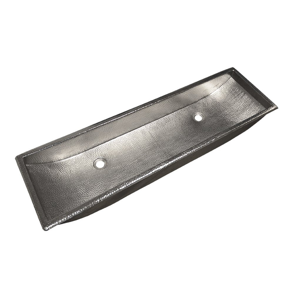 Native Trails CPS508 Trough 48" Bathroom Sink: Brushed Nickel