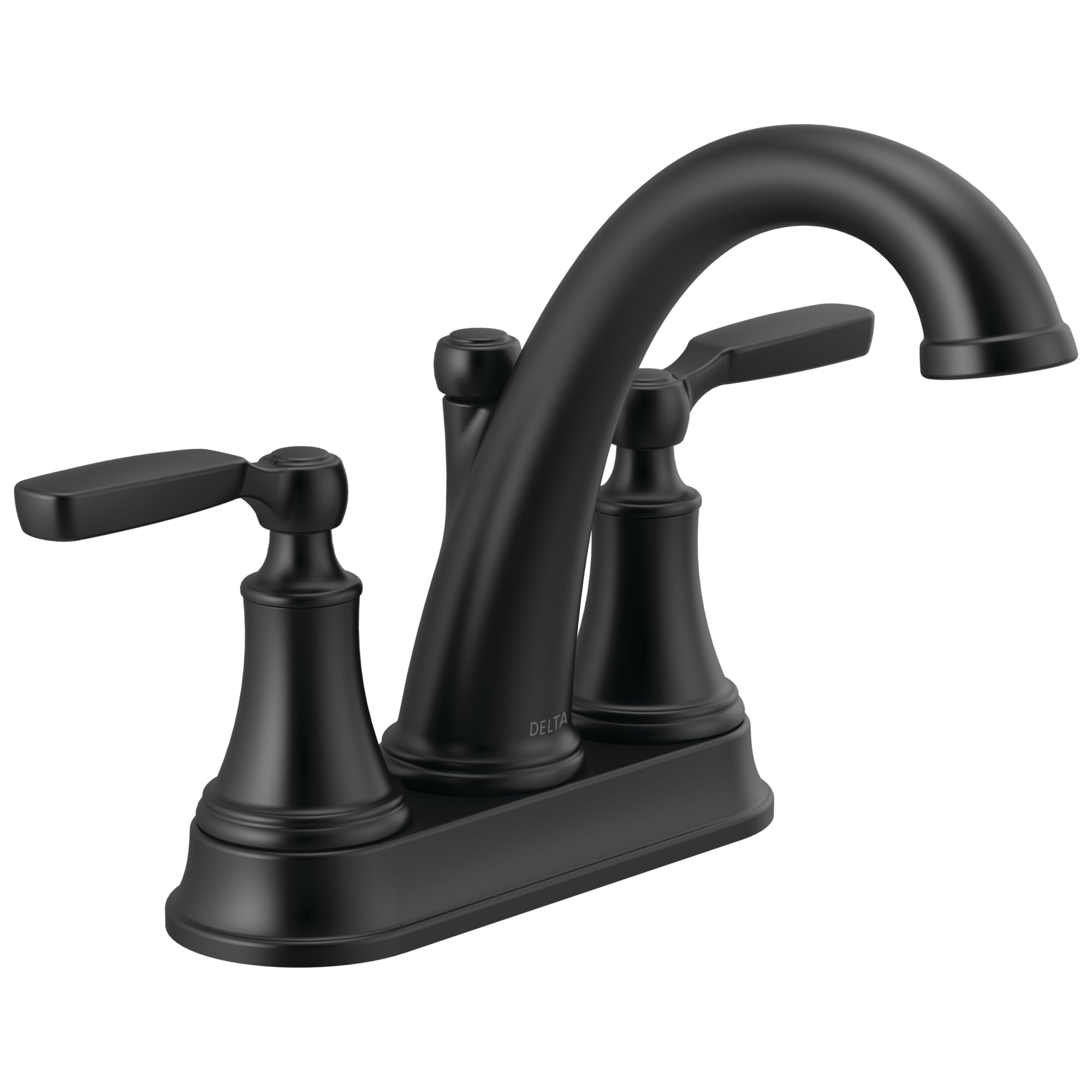 Delta Woodhurst Two Handle Centerset Bathroom Faucet with Metal Drain & Pop Up