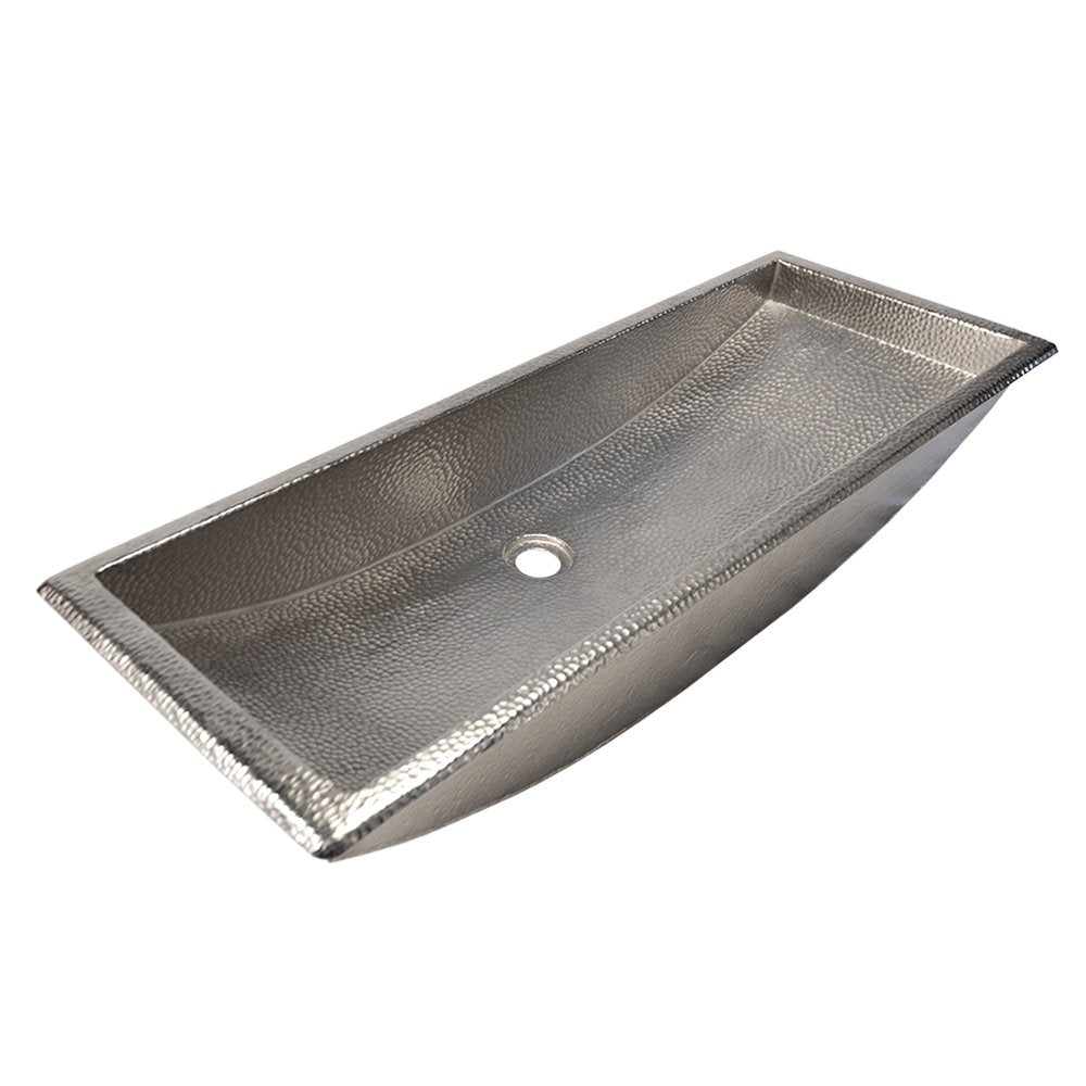 Native Trails CPS506 Trough 36" Bathroom Sink: Brushed Nickel
