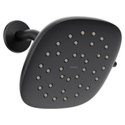 Moen Verso Eco Performance Infiniti Dial Square Rain Shower Head 7 Inch Diameter Spray Head in Matte Black - 220R5EPBL