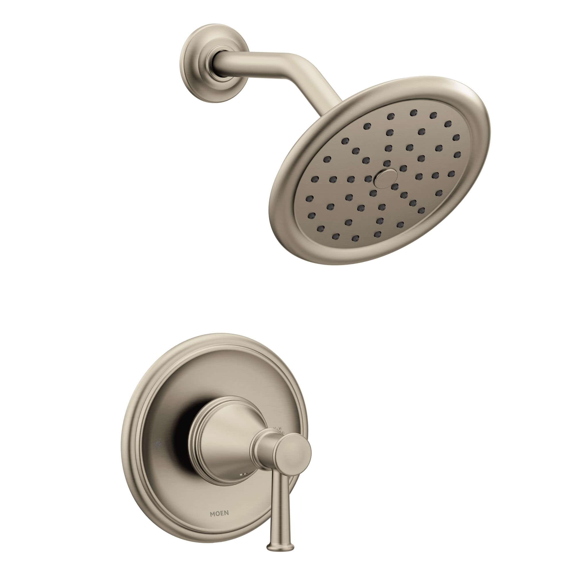 Moen Belfield Posi Temp Eco Performance Shower Trim Kit Without Valve in Brushed Nickel - T2312EPBN